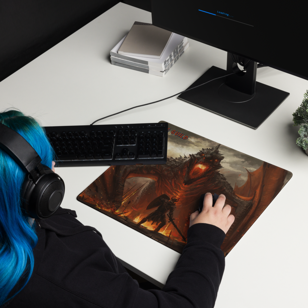 Dragonslayer Gaming Mousepad ( 36"x18" ) or ( 18"x16" )