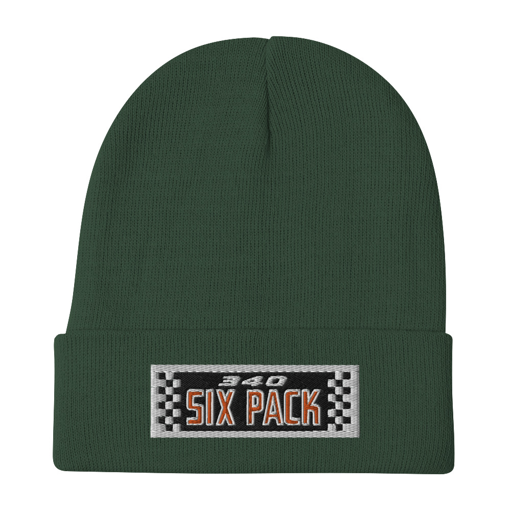 Mopar 340 Six Pack Beanie 70 T/A Challenger Embroidered A833 4 Speed Trans Am - Image 4