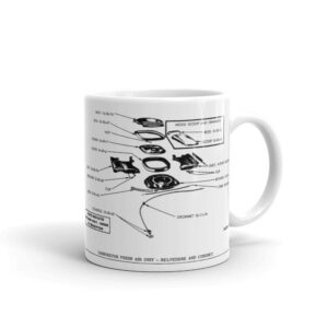 69 70 Airgrabber Parts Book Diagrams Coffee Mug Coronet GTX Roadrunner R/T Bee
