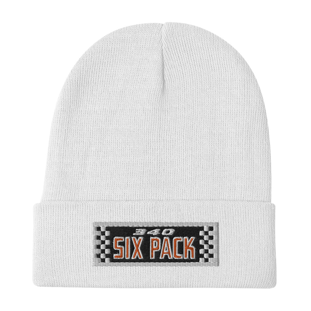Mopar 340 Six Pack Beanie 70 T/A Challenger Embroidered A833 4 Speed Trans Am - Image 6