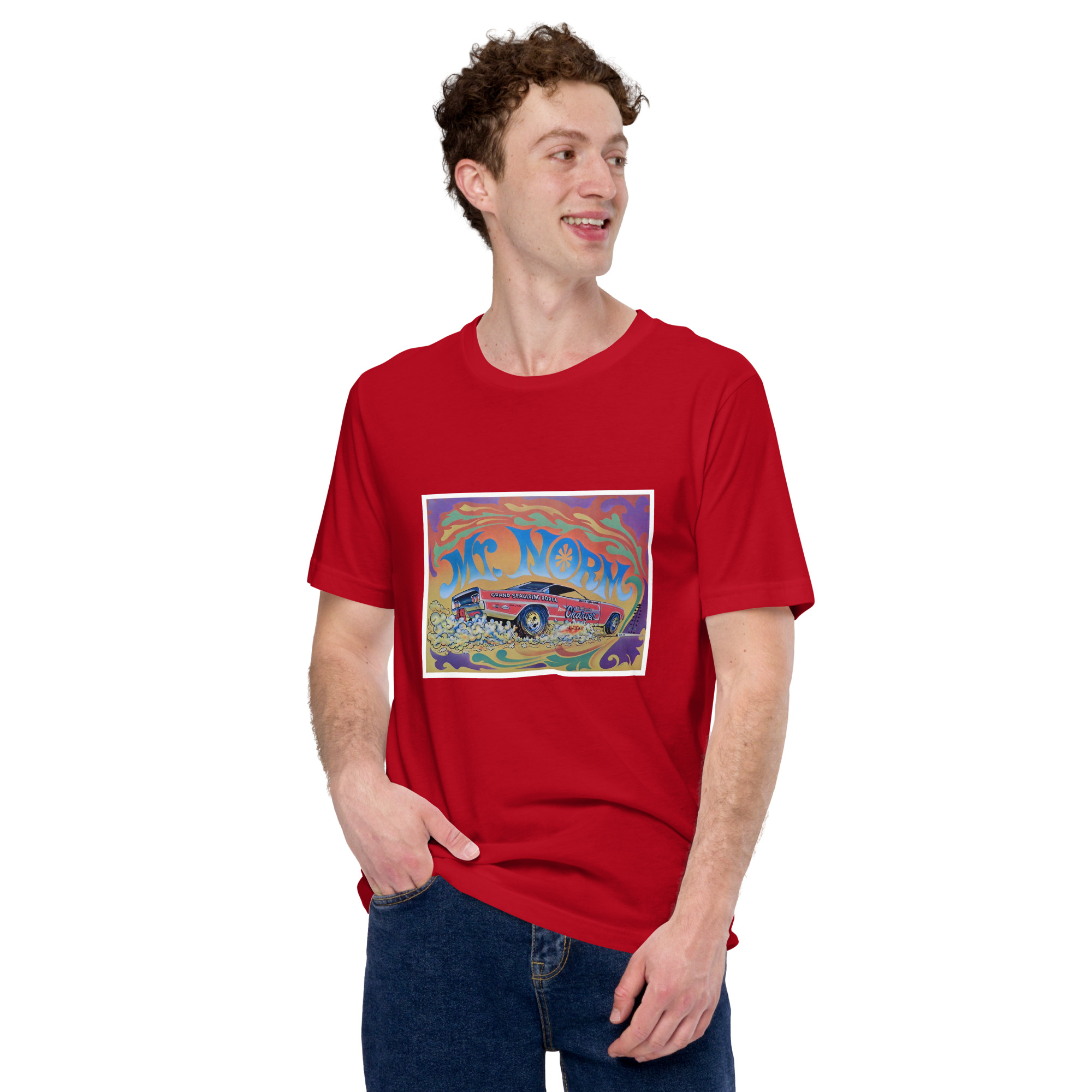 Mr. Norms 68 Charger Ad Dodge Mopar Shirt 426 Hemi R/T Grand Spaulding - Image 2