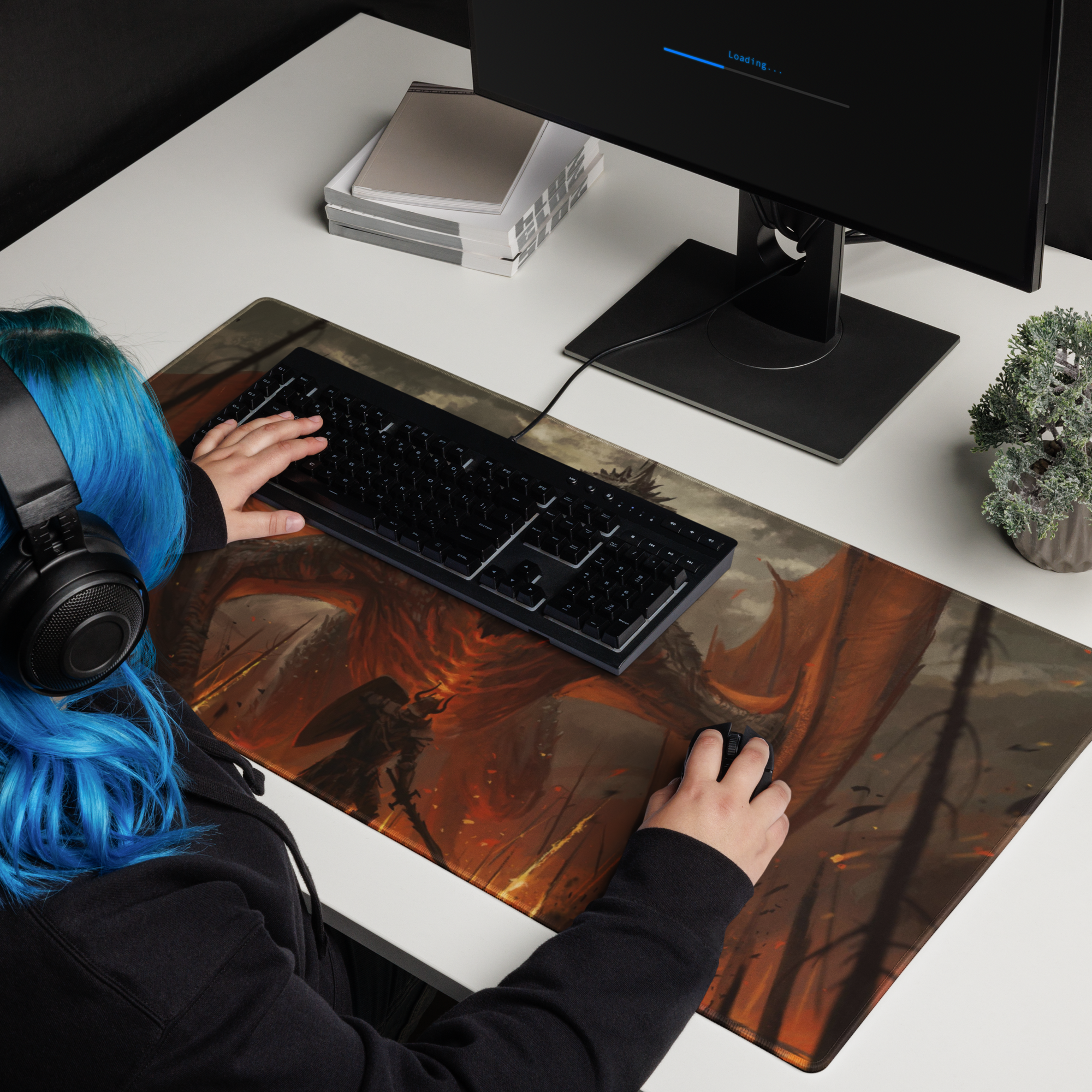 Dragonslayer Gaming Mousepad ( 36"x18" ) or ( 18"x16" ) - Image 2
