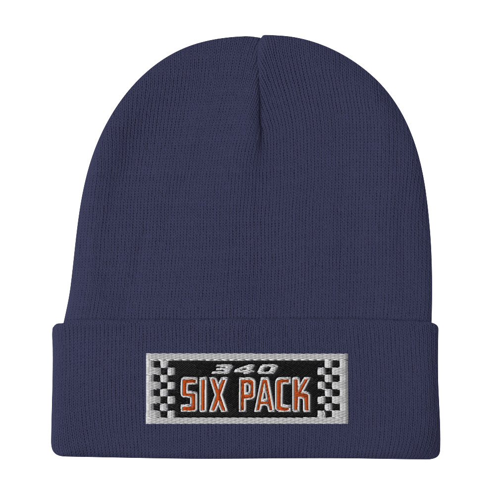 Mopar 340 Six Pack Beanie 70 T/A Challenger Embroidered A833 4 Speed Trans Am - Image 3