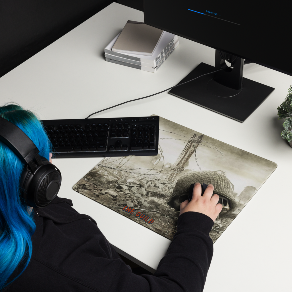 Alien Resistance Gaming Mouse Pad (36"x18")(18"x16")