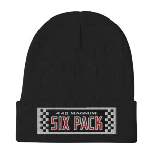 Mopar 440 SIX Pack 6 Beanie Dodge Charger Super Bee Coronet R/T 69 70 71 A833