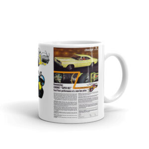 68 Super Bee Magazine Ads Coffee Mug Dodge Scat Pack 383 426 Hemi 4 Speed