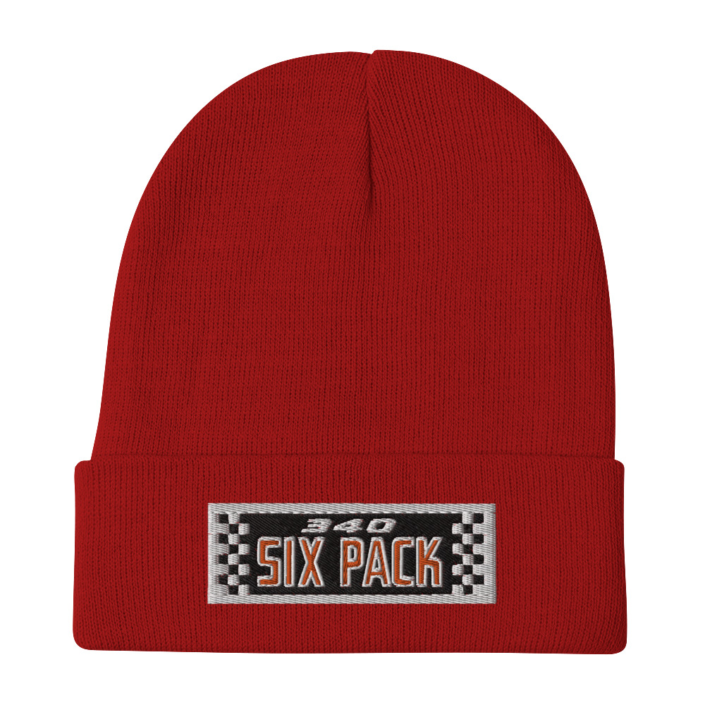 Mopar 340 Six Pack Beanie 70 T/A Challenger Embroidered A833 4 Speed Trans Am - Image 2