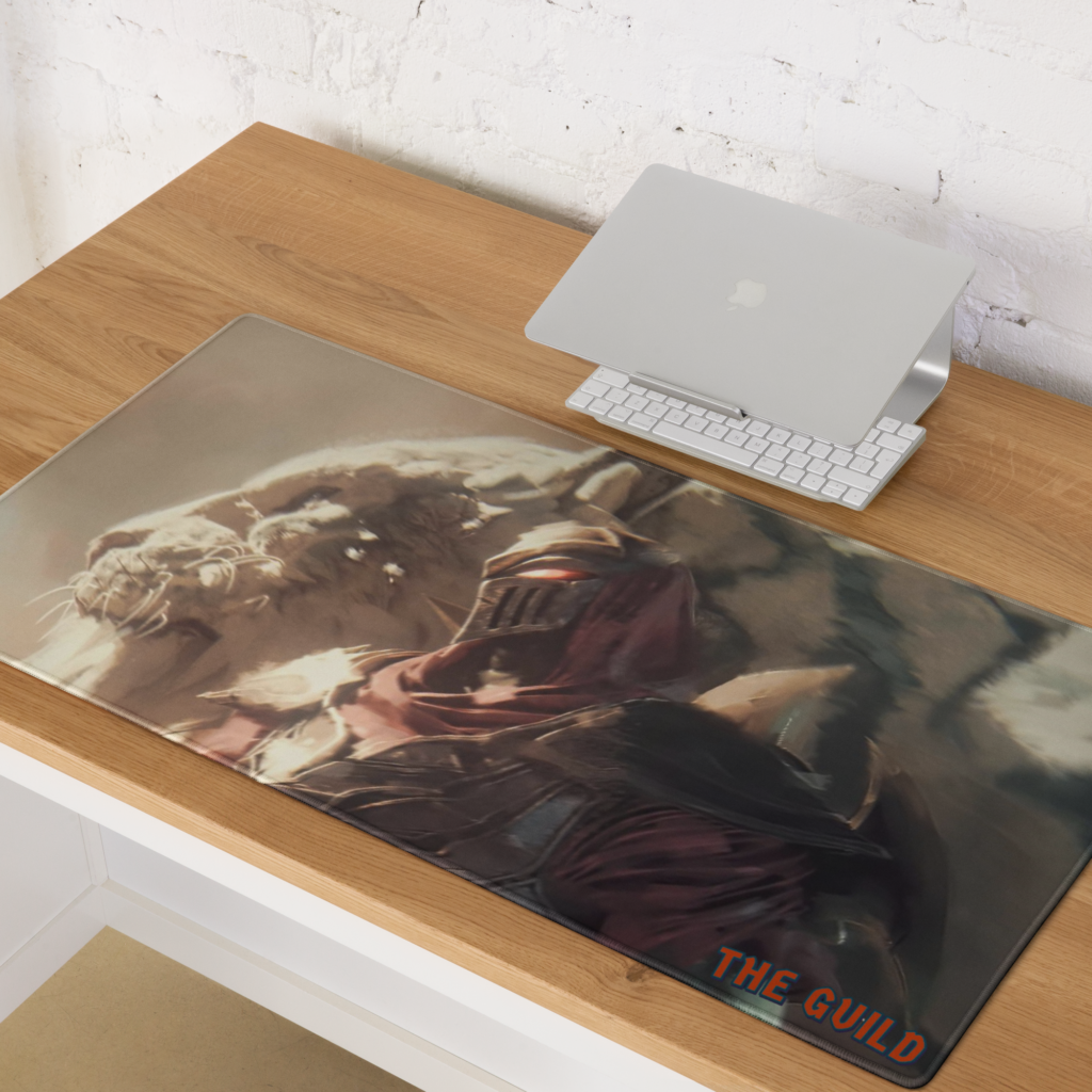 Knight & Beast Gaming Mouse Pad (36"x18")