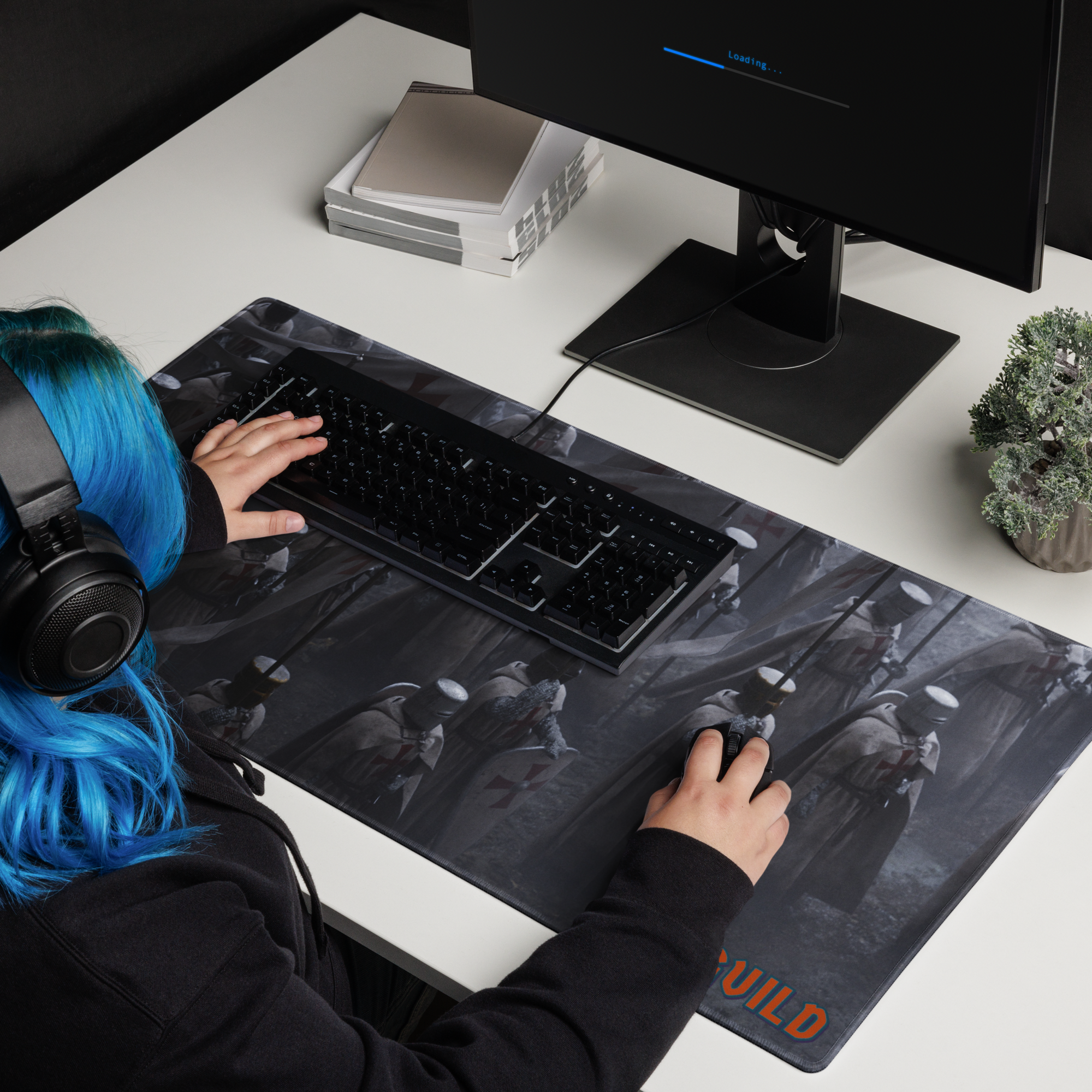 Templar Knights Gaming Mousepad ( 36"x18" ) or ( 18"x16" ) - Image 2
