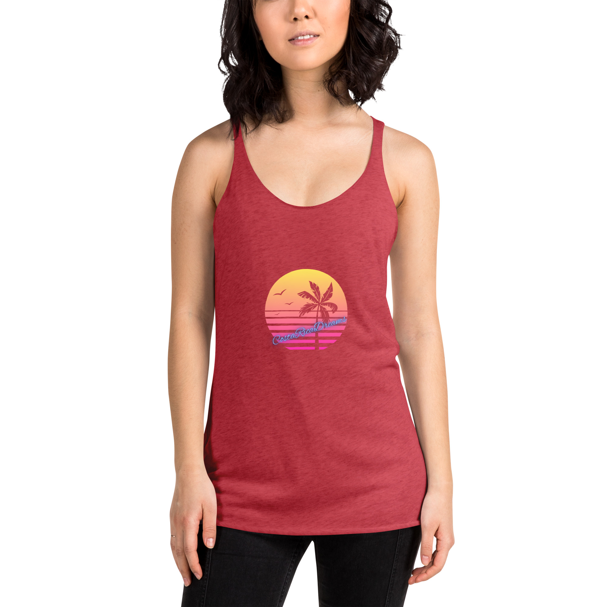 Costa Rica Dreams Always An Adventure Women's Racerback Tank - Image 2