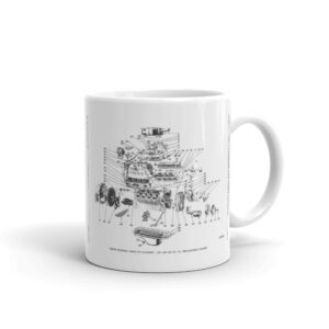 67 69 383 440 Mopar Parts Book Coffee Mug Exploded Diagrams 273 318 340 RTS