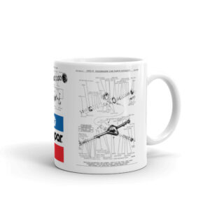 70 71 Dana 60 Mopar Parts Diagram Coffee Mug 11 OZ 440 426 4 Speed Sure Grip