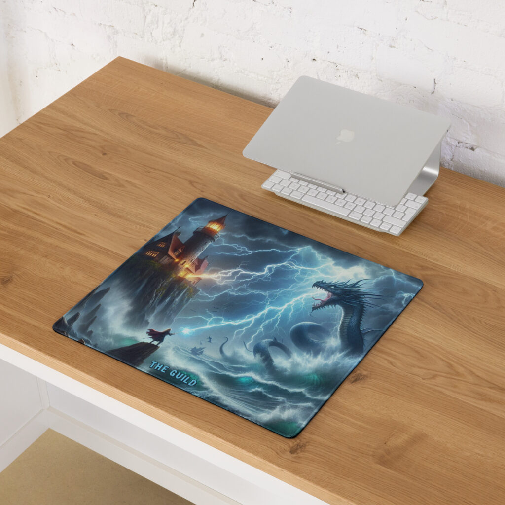 Lightning Wizard Gaming Mouse Pad (18"x16")