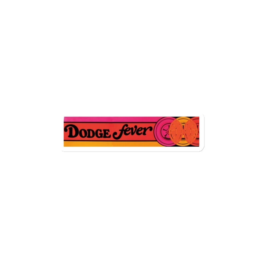 Mopar Dodge Fever Retro 1970 Dealership Campaign Shop Magnet