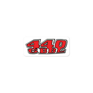 440 6BBL A12 69.5 69 Roadrunner Toolbox Decal Mopar Window Truck A 833 4 Speed