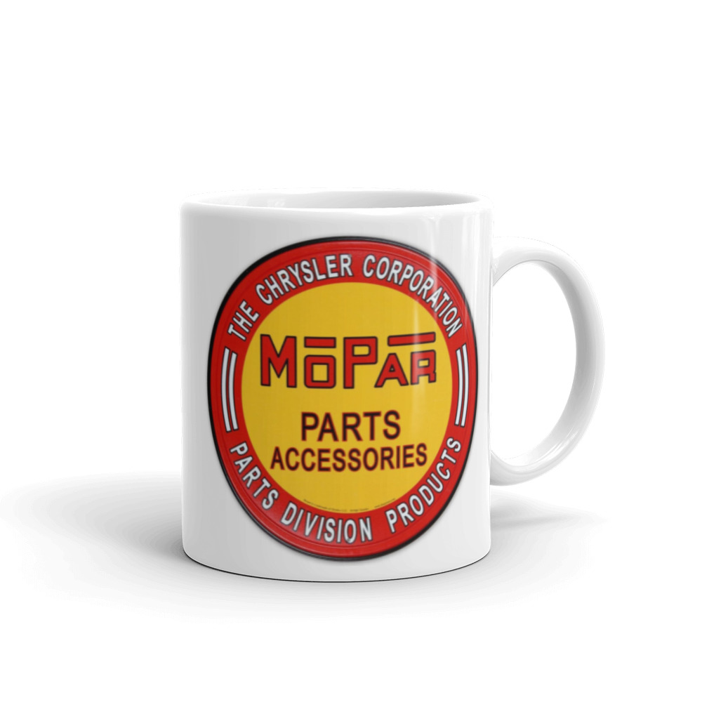 Mopar Parts and Accessories Coffee Mug Imperial LeBaron Town Car DeSoto Plymouth Deluxe