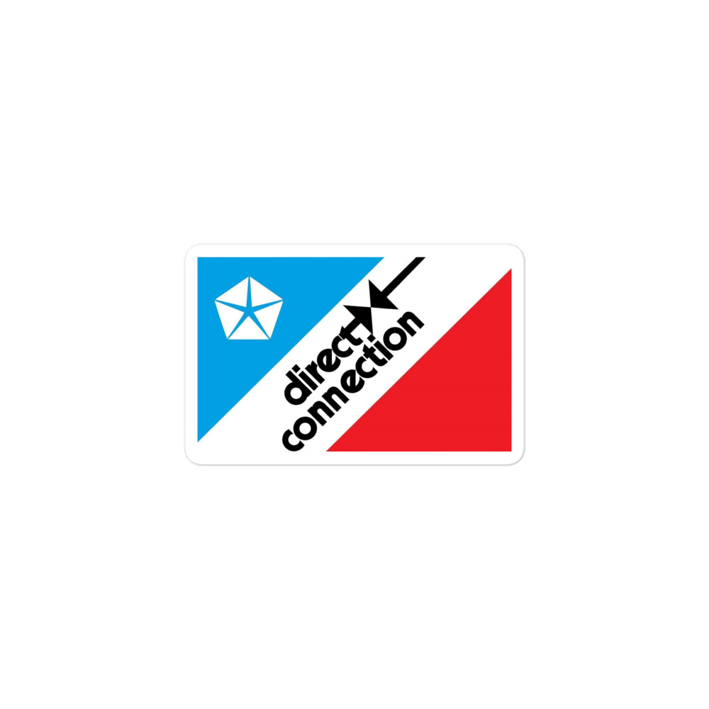 Old School Direct Connection DC Sticker 1974 -1987