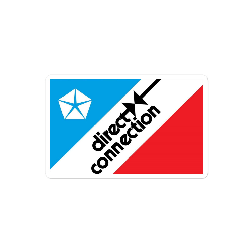 Old School Direct Connection DC Sticker 1974 -1987 - Image 2