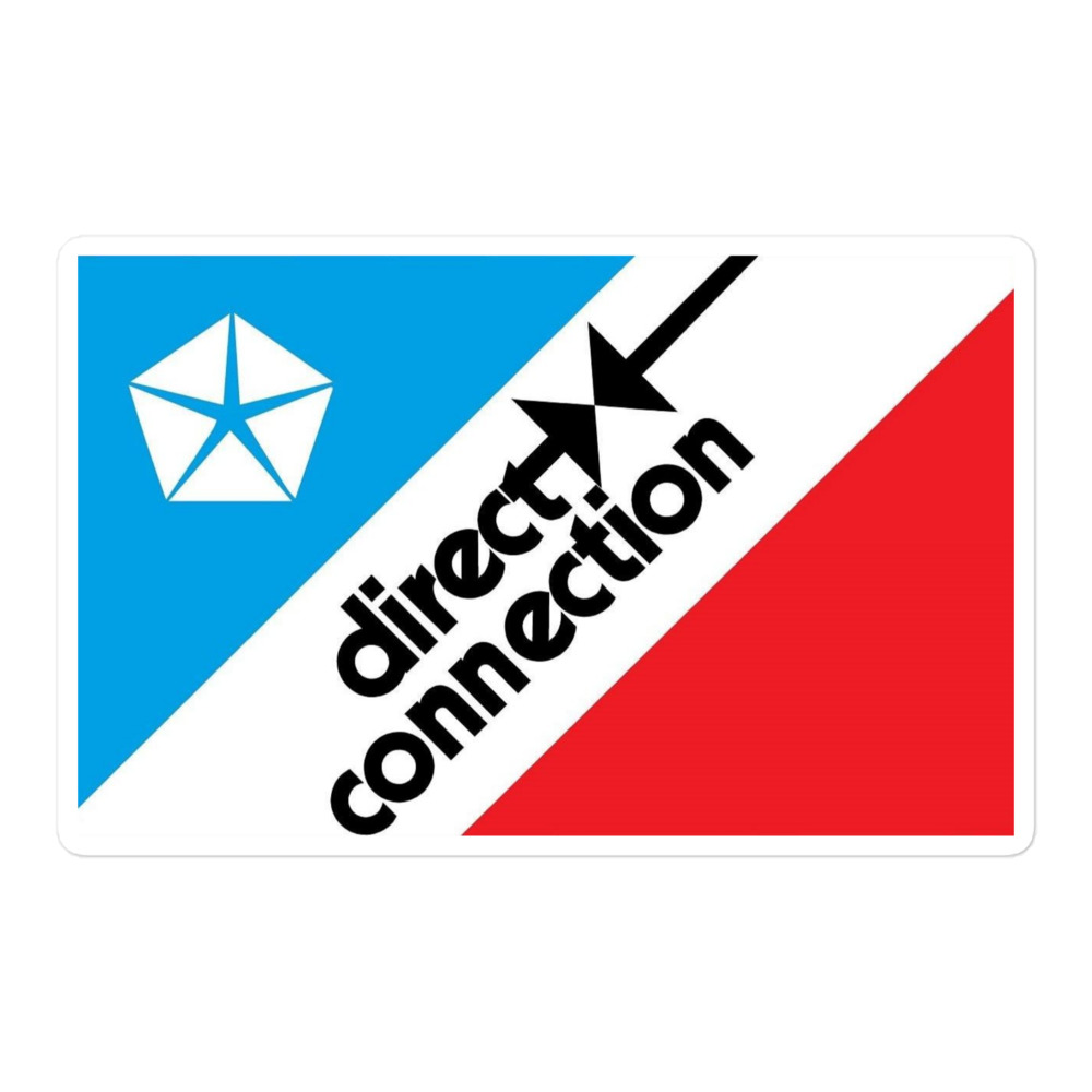 Old School Direct Connection DC Sticker 1974 -1987 - Image 3