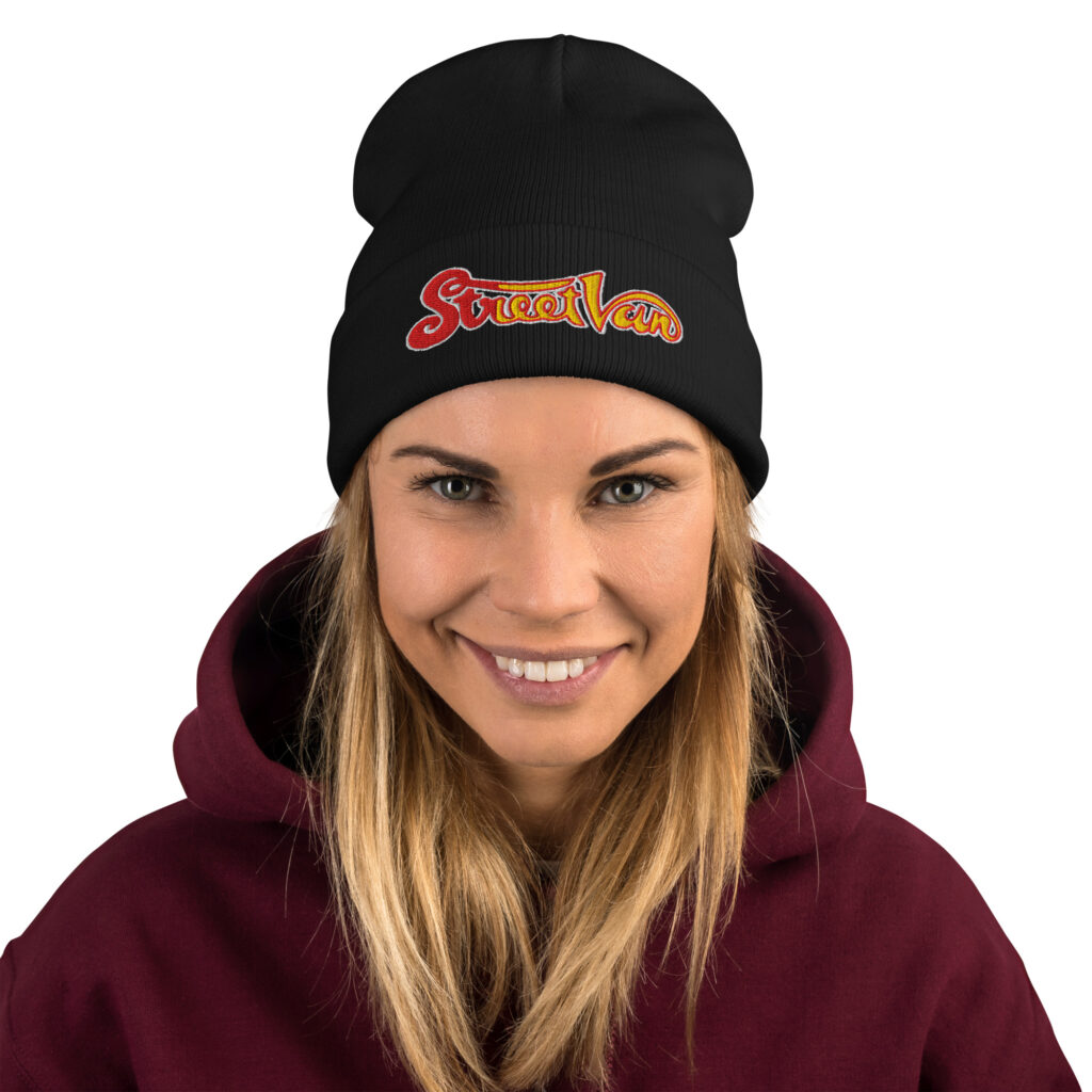 1977 – 1980 Dodge Street Van "Adult Toys" Cold-Weather Shield: Premium Embroidered Beanie