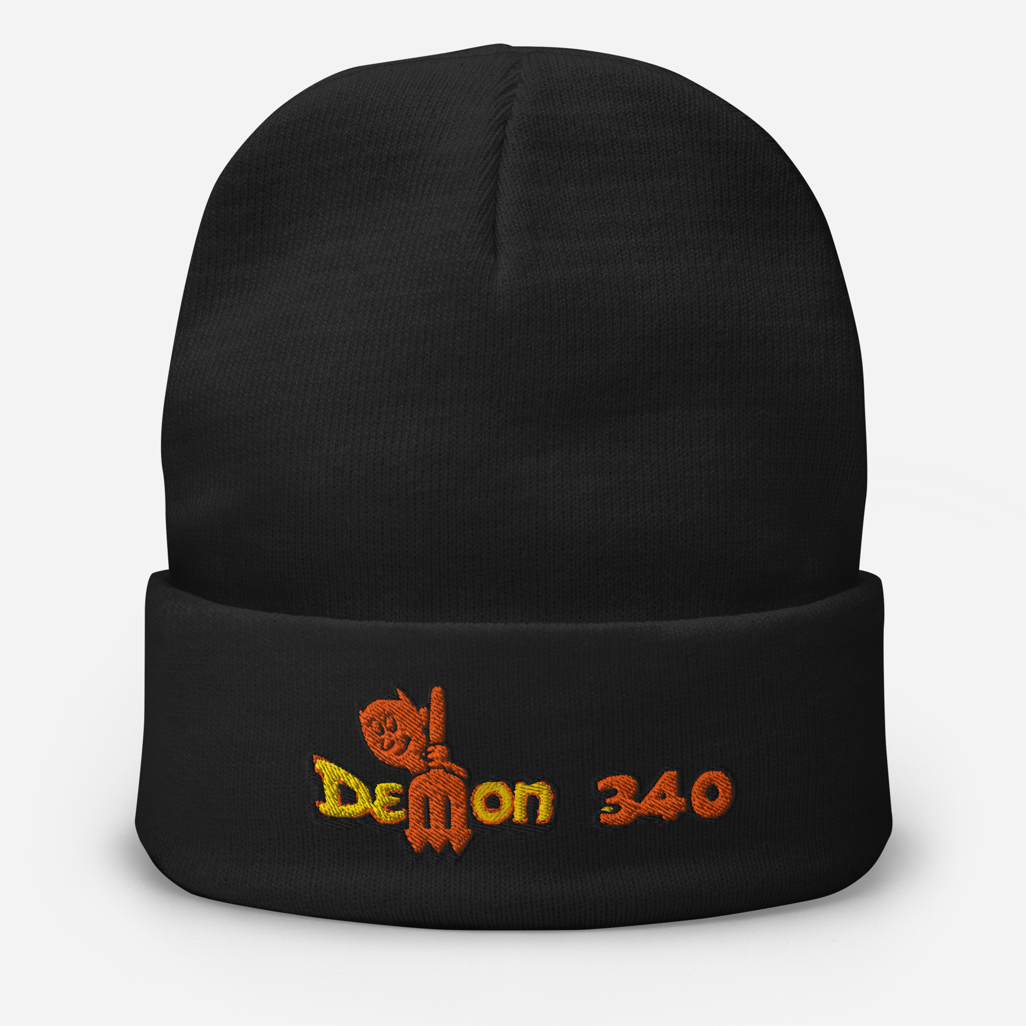Mopar Demon 340 Beanie Dodge 71 72 A833 4 Speed 727 Embroidered 3 colors - Image 2