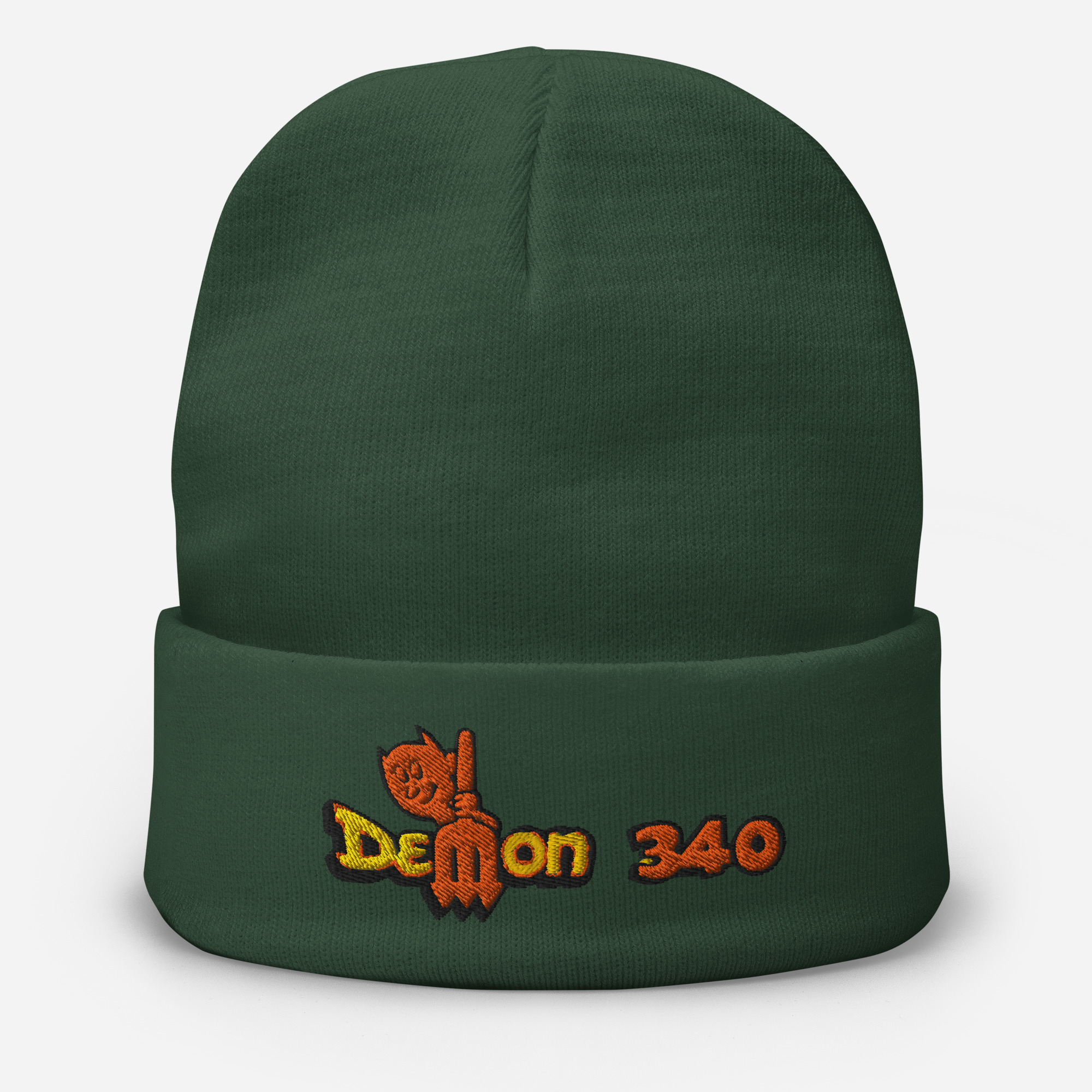 Mopar Demon 340 Beanie Dodge 71 72 A833 4 Speed 727 Embroidered 3 colors - Image 4