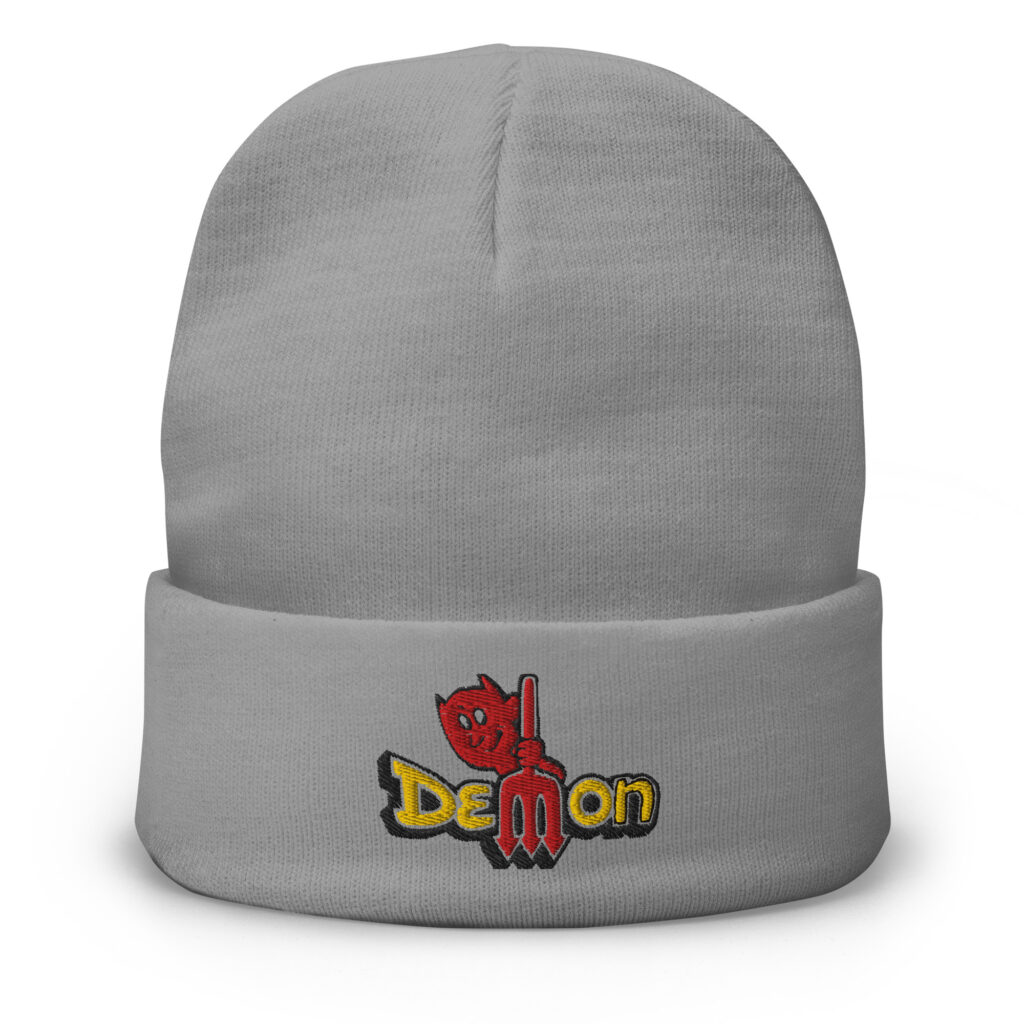 1971 – 1972 Dodge Demon 340 Cold-Weather Shield: Premium Embroidered Beanie 340 4 Speed