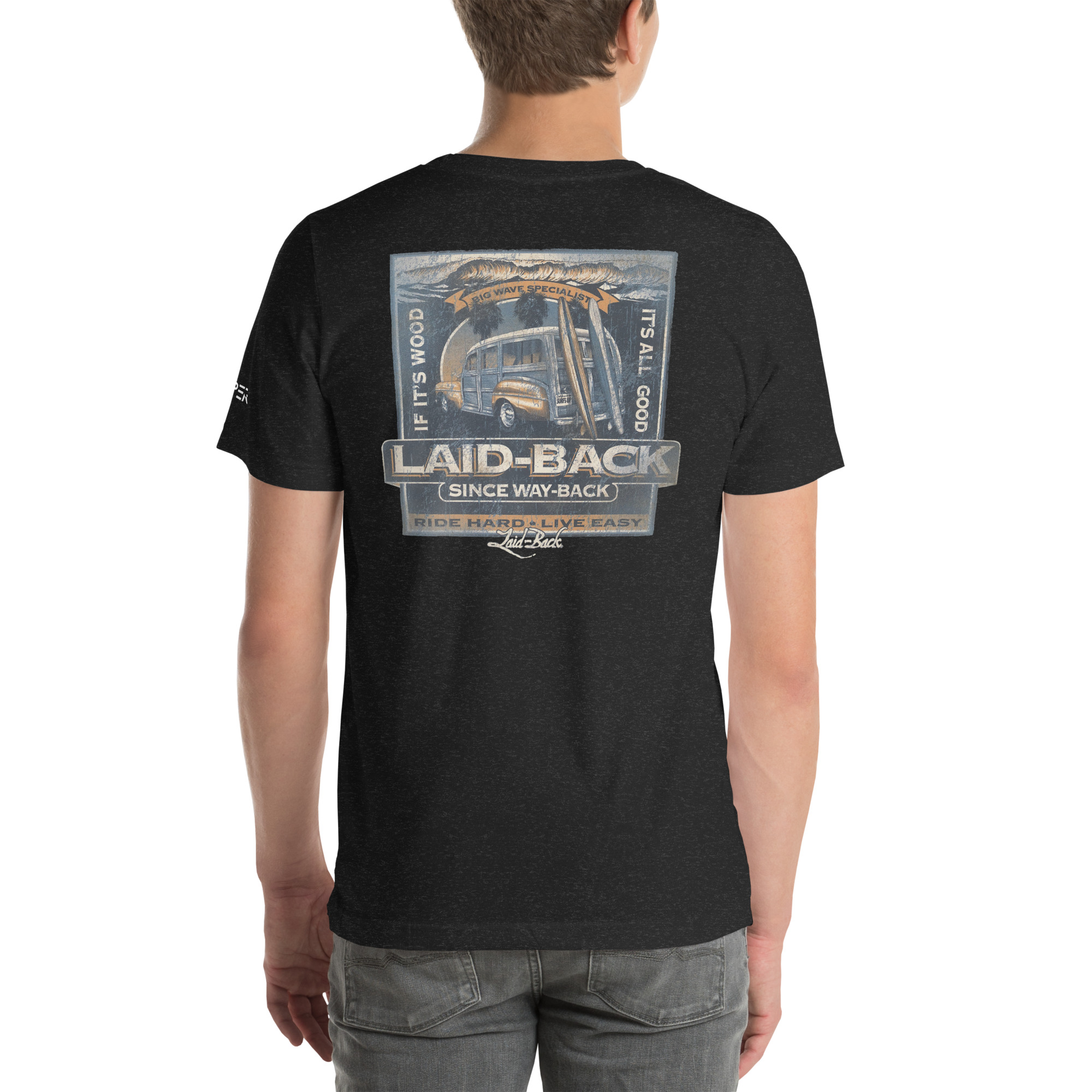 Reaper "Laid Back Surf" T-Shirt Australia Beach Costa Rica Curl Wave - Image 2