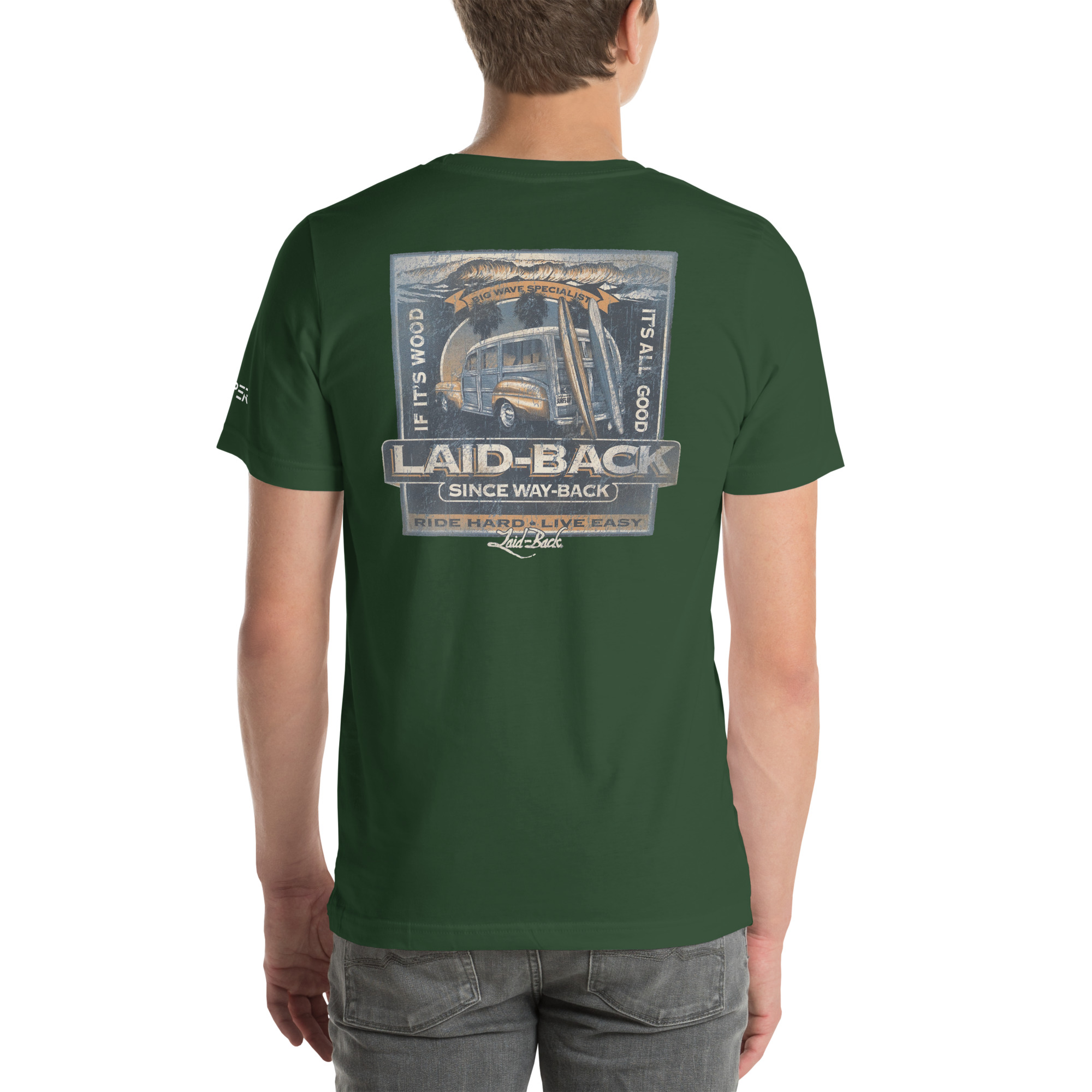 Reaper "Laid Back Surf" T-Shirt Australia Beach Costa Rica Curl Wave - Image 8