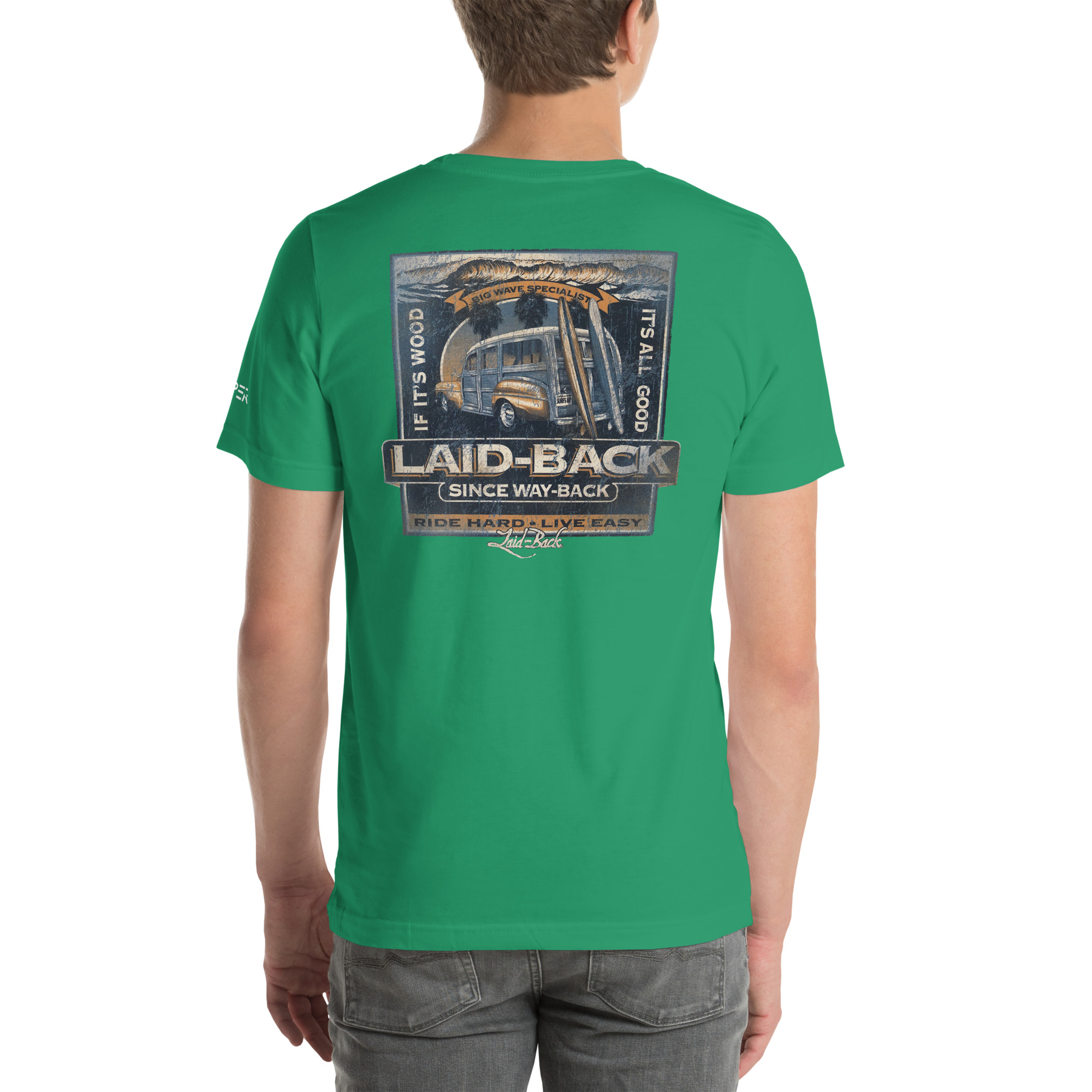 Reaper "Laid Back Surf" T-Shirt Australia Beach Costa Rica Curl Wave - Image 20