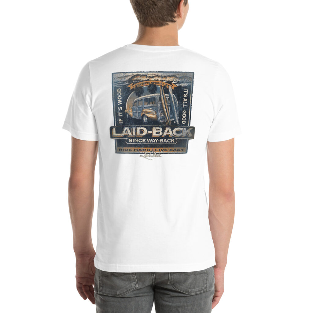 Reaper "Laid Back Surf" T-Shirt Australia Beach Costa Rica Curl Wave