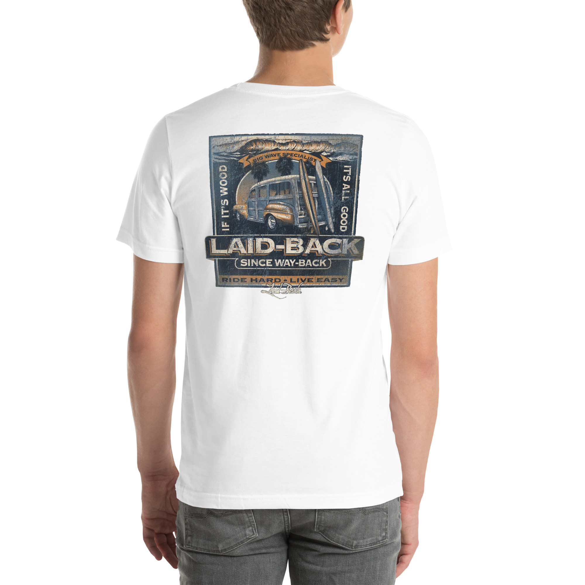 Reaper "Laid Back Surf" T-Shirt Australia Beach Costa Rica Curl Wave