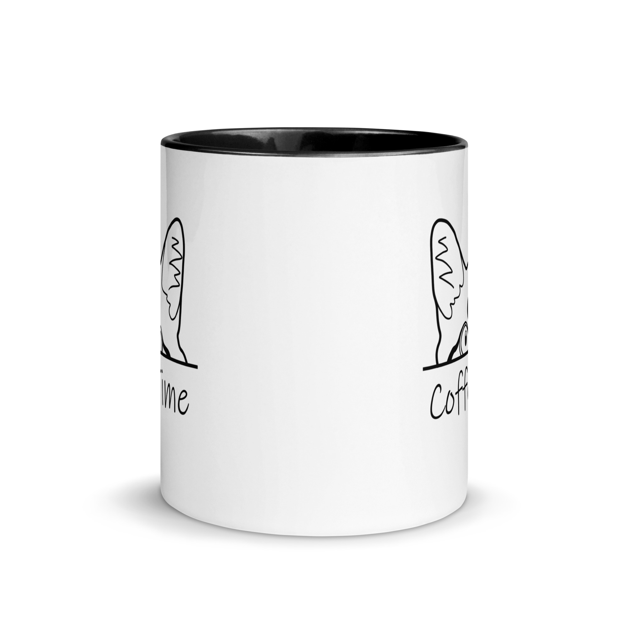 Coffee Time Cute Cat Sayings Fun Breakfast Tea Coffee Mug with Color Inside - Image 15
