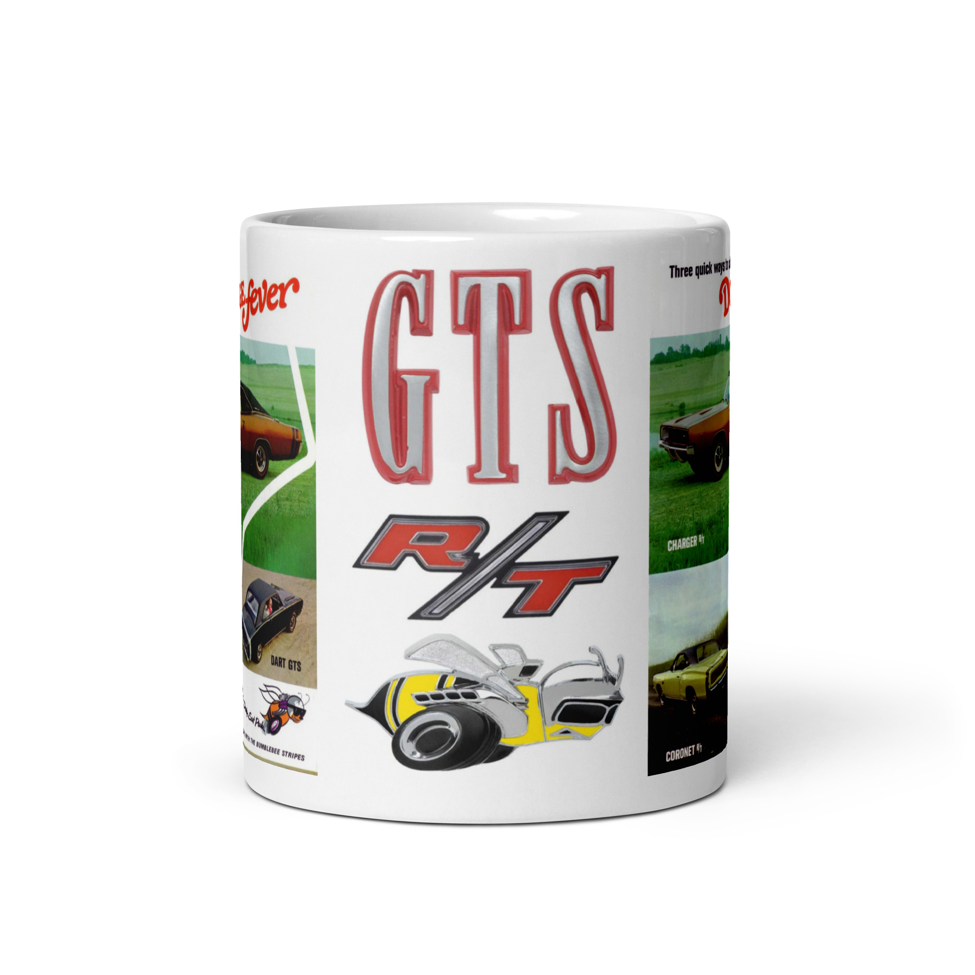 68 Dodge The One With The Stripes Coffee Mug Bee R/T GTS Charger Coronet Dart - Image 4