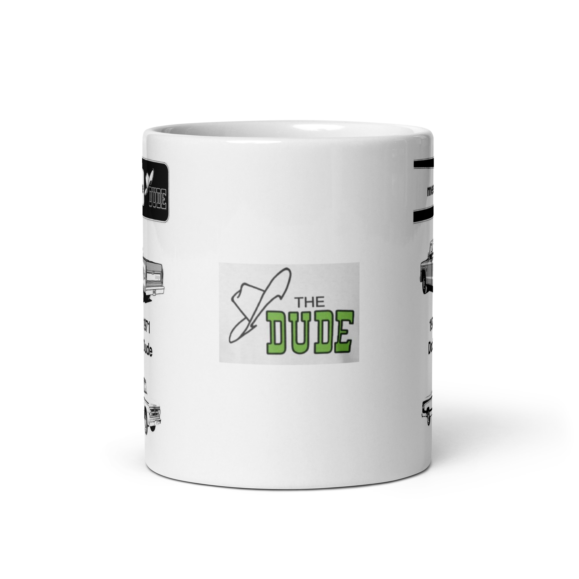 70 71 Mopar Dodge Dude Coffee Mug 383 4 Speed 318 225 /6 High Impact Colors - Image 6