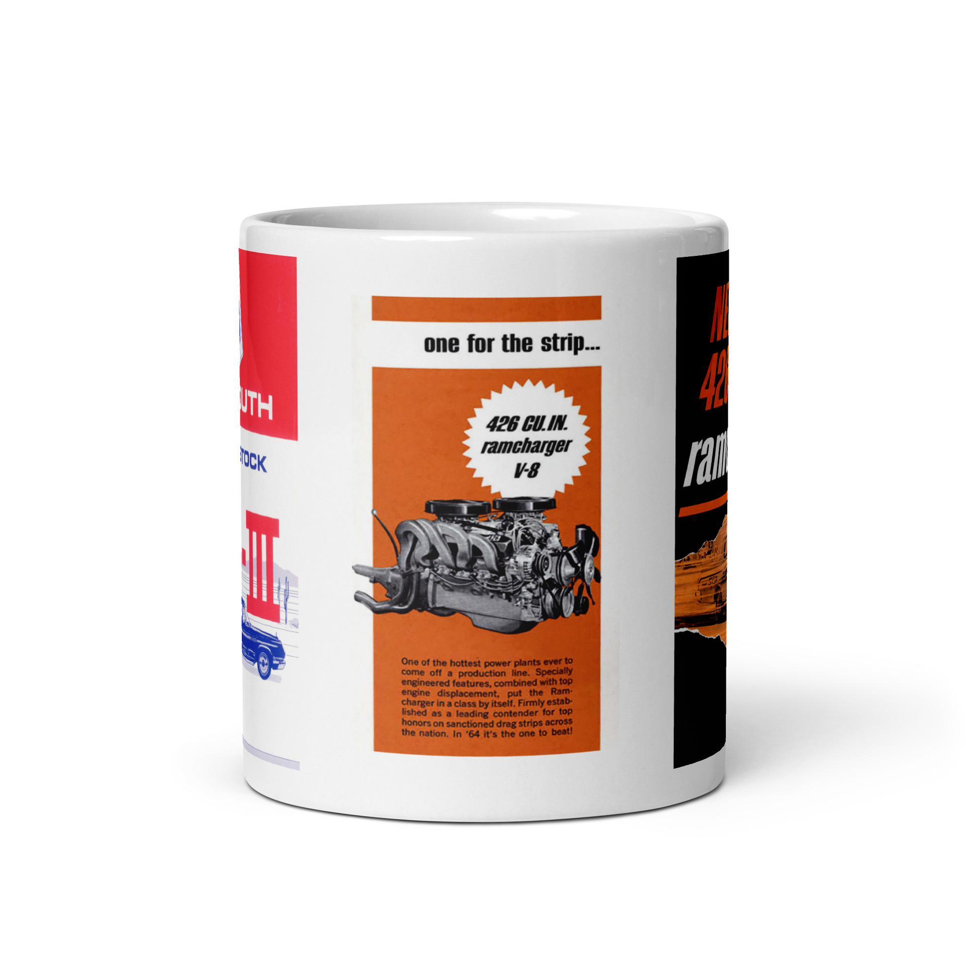 1964 426 Ramcharger Super Stock III Brochure Cover Coffee Mug Dodge Plymouth - Image 3