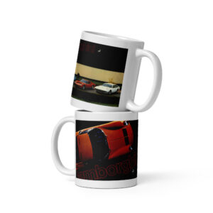 1970 Lamborghini Full Line Sales Brochure Coffee Mug Miura Jarama Espada