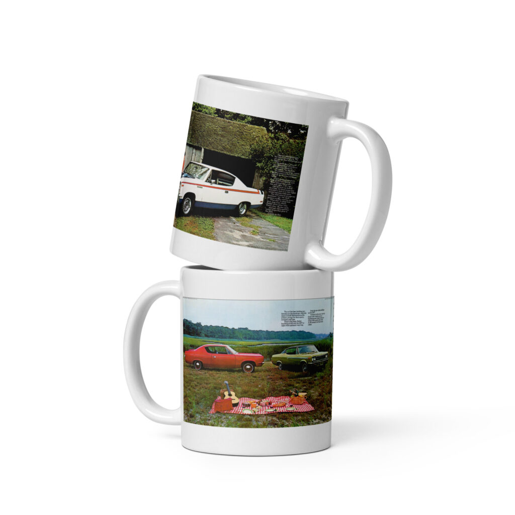 1970 AMC Rebel Sales Brochure Coffee Mug The Machine SST 360 390