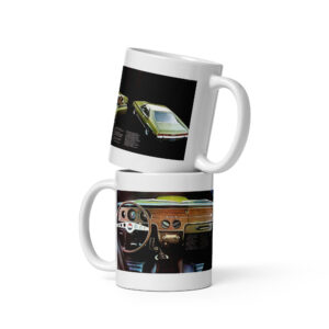 1970 AMC AMX Sales Brochure Coffee Mug SST Go Package Big Bad 360 390