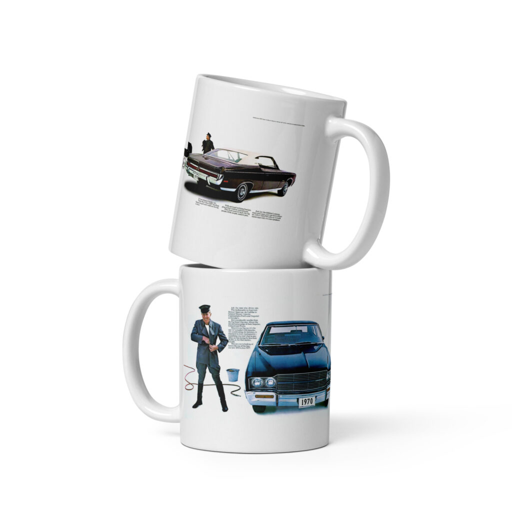 1970 AMC Ambassador Sales Brochure Coffee Mug SST 360 390