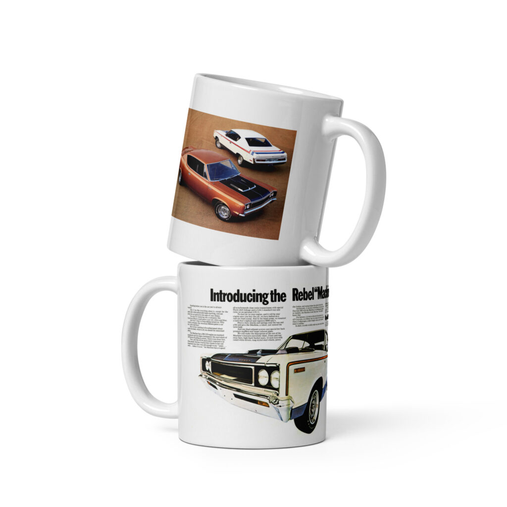 1970 AMC Rebel The Machine Promotional Ads Coffee Mug #2 390