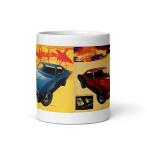 1971 Plymouth Sales Brochure Coffee Mug Cuda Roadrunner Barracuda Satellite
