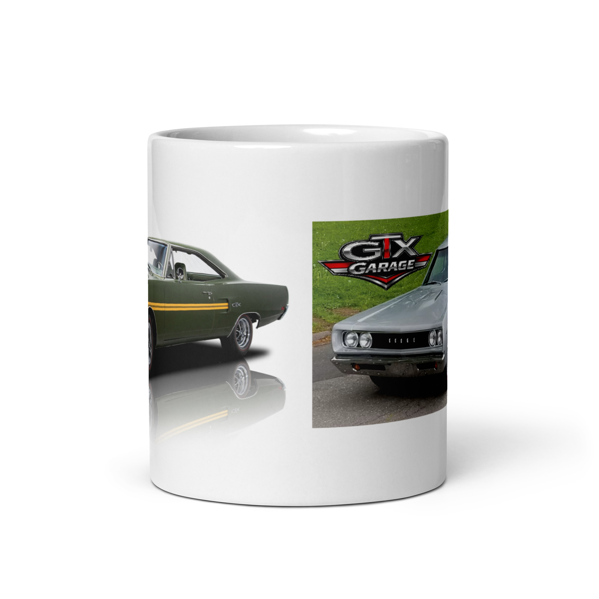 GTX Garage Coffee Mug !! 1970 Plymouth 440+6 1968 Hemi Super Bee - Image 3