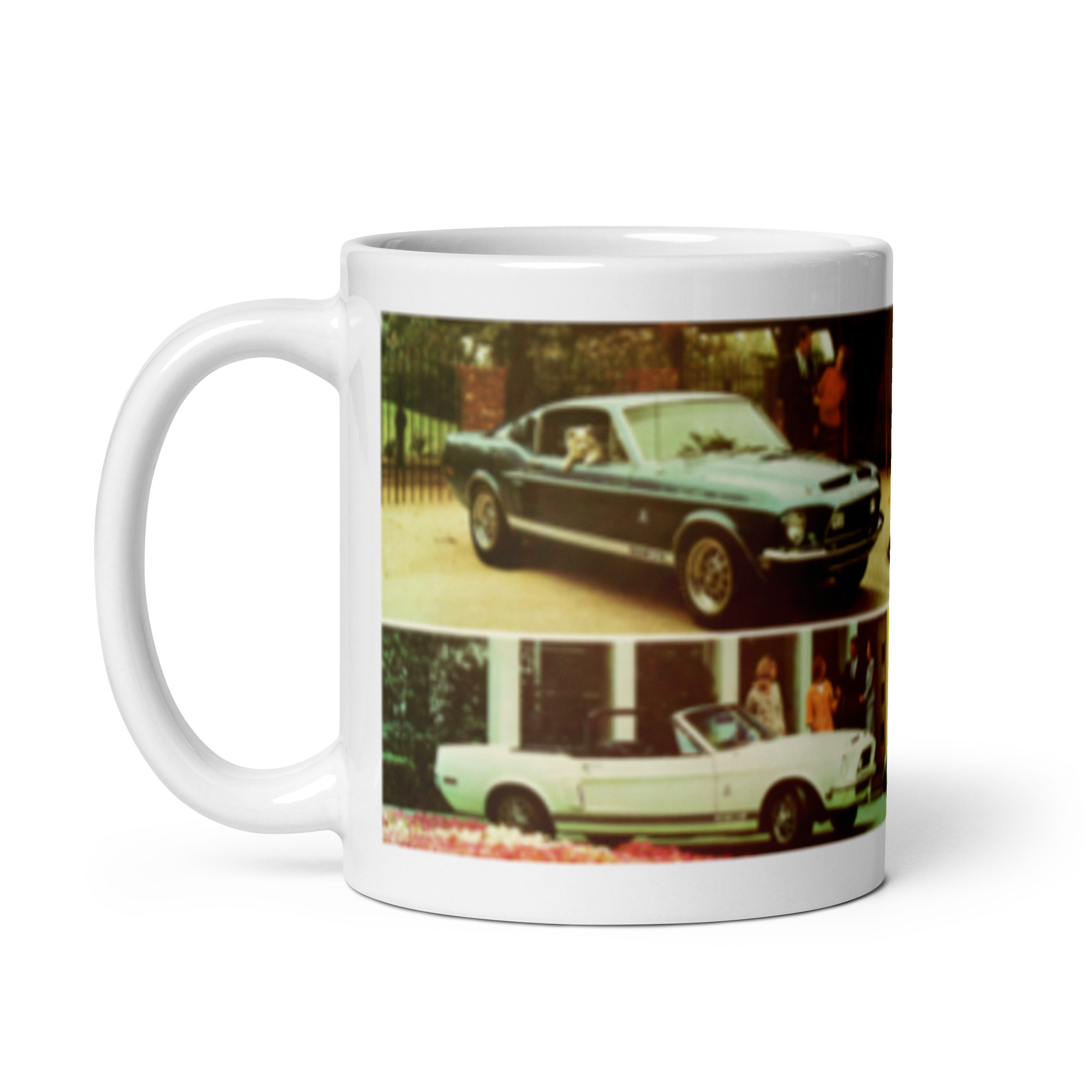 68 Shelby GT350 GT500 Coffee Mug Mustang Sales Brochure - Image 2