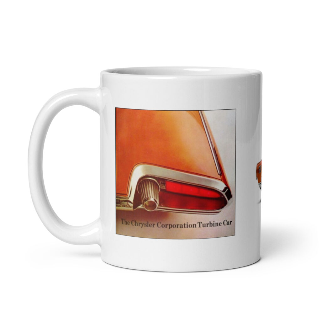 1963 Chrysler Turbine Coffee Mug Promo Book Cover 1964