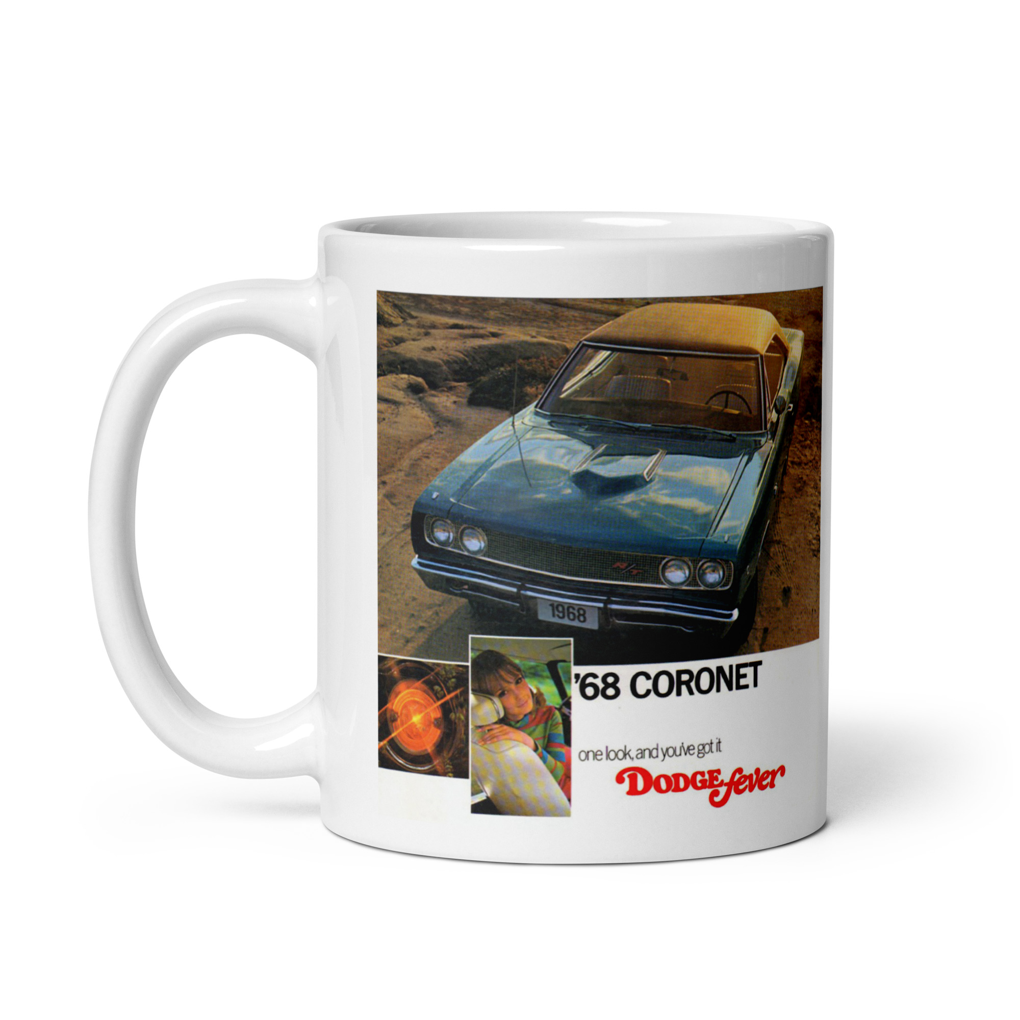 1968 and 1969 Dodge Coronet Sales Brochure Covers Coffee Mug 383 426 - Image 3
