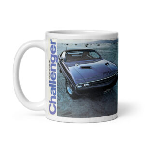 71 Dodge Challenger Sales Brochure Coffee Mug R/T 340 383 440 Six Pack Hemi