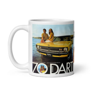1970 Dodge Dart Swinger 340 Sales Brochure Coffee Mug 70 A Body A833 727