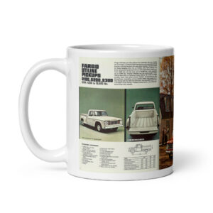 1965 Fargo Utiline Truck Sales Brochure Coffee Mug Mopar Stepside