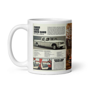 1965 Fargo D200 Crew-Cab Truck Sales Brochure Coffee Mug Mopar